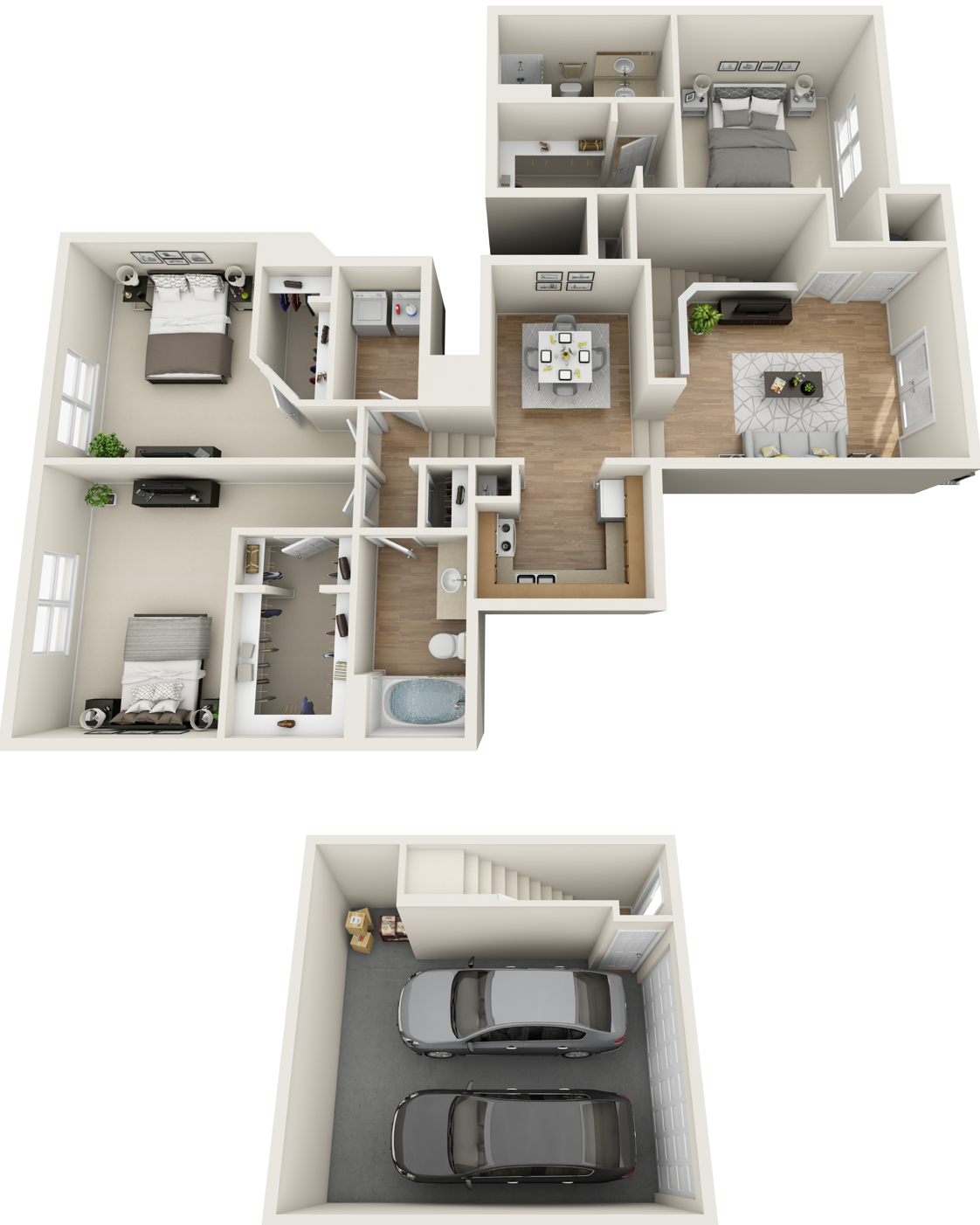 Townhouse 4_3x2_1624 sf